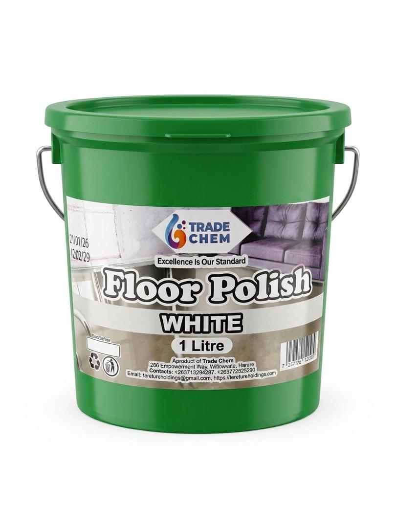 How to Achieve a Long-Lasting Mirror Shine with Trade Chem 1L White Floor Polish